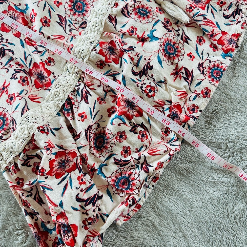 Knox Rose Red and Blue Floral Mini Dress - Picture 11 of 13